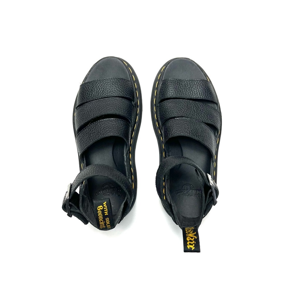 Dr. Martens Clarissa II Quad Flatform Black Women’s Size 7